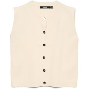 VERO MODA Vmgold Sl O-hals knapp väst Boo, Björk, XS VERO MODA Vmgold Sl O-hals knapp väst Boo, Björk, XS