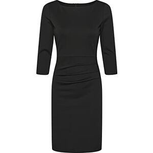 KAFFE dam knälängd cocktail klänning 3/4 ärmar tight fitting cocktail, svart djup, XXL KAFFE dam knälängd cocktail klänning 3/4 ärmar tight fitting cocktail, svart djup, XXL