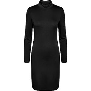 PIECES Bestseller A/S Dam Pcnaya Ls T-Neck Dress Noos klänning, svart, S PIECES Bestseller A/S Dam Pcnaya Ls T-Neck Dress Noos klänning, svart, S