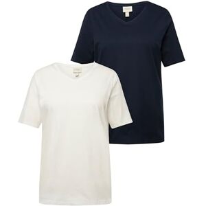 Ulla Popken dam-t-shirt, marinblå, 46-48 Ulla Popken dam-t-shirt, marinblå, 46-48