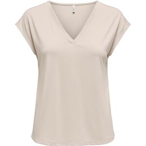 ONLY Onlfree Life S/S mod.V-hals topp JRS Noos, Pimpsten, XL ONLY Onlfree Life S/S mod.V-hals topp JRS Noos, Pimpsten, XL