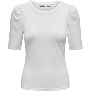 ONLY Kvinnors Onllive Love 2/4 PUFFTOP JRS NOOS topp, vit, M, Vit, M ONLY Kvinnors Onllive Love 2/4 PUFFTOP JRS NOOS topp, vit, M, Vit, M