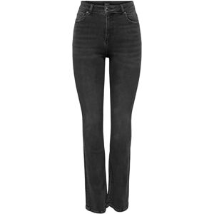 ONLY Womens Onlmila Life Hw Flared DNM Bj371 jeans, svart denim, 31/32 ONLY Womens Onlmila Life Hw Flared DNM Bj371 jeans, svart denim, 31/32