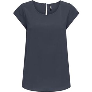 ONLY Onlnova Life Vis S/S Top, Amber blå, M ONLY Onlnova Life Vis S/S Top, Amber blå, M