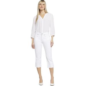 NYDJ kvinnors Marilyn kort manschett jeans, Optisk vit, 14 21 NYDJ kvinnors Marilyn kort manschett jeans, Optisk vit, 14 21