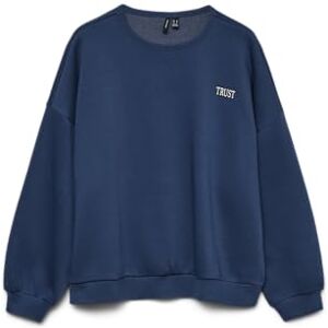 VERO MODA Vmthea Maly Ls Sweat Box Jrs, Mörk denim, XL VERO MODA Vmthea Maly Ls Sweat Box Jrs, Mörk denim, XL