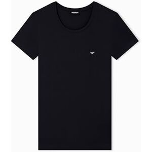 Giorgio Armani Kvinnors Essential Studs Crew Neck T-Shirt Svart L Normal FIT, Svart, L Giorgio Armani Kvinnors Essential Studs Crew Neck T-Shirt Svart L Normal FIT, Svart, L