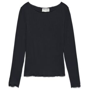 VERO MODA Awglesha Ls Boatneck Top Noos, svart, M dam, svart, M VERO MODA Awglesha Ls Boatneck Top Noos, svart, M dam, svart, M