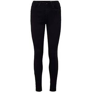VERO MODA dam skinny jeans VMSOPHIA hög midja skinny fit byxor, svart, S VERO MODA dam skinny jeans VMSOPHIA hög midja skinny fit byxor, svart, S