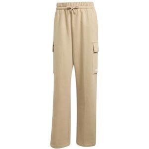 adidas Kvinnor ESSENTIALS LINEAR FLEECE CARGO PANTS, warm sandstone/white, L adidas Kvinnor ESSENTIALS LINEAR FLEECE CARGO PANTS, warm sandstone/white, L