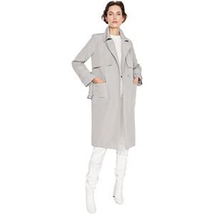 Trendyol Trenchcoat Grå Parkas, Grå, 62 Trendyol Trenchcoat Grå Parkas, Grå, 62