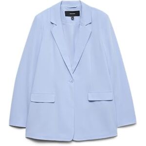 VERO MODA Vmzelda Ls Loose Blazer Boo, Brunnera Blue, 40 VERO MODA Vmzelda Ls Loose Blazer Boo, Brunnera Blue, 40