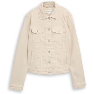 TOM TAILOR Dam 1050531 jeansjacka, 40487-Sten Sand Beige, M TOM TAILOR Dam 1050531 jeansjacka, 40487-Sten Sand Beige, M