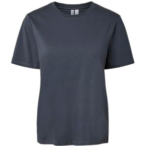 PIECES Dam Pcria Ss Solid Tee Noos Bc T-shirt, Amber blå, XS PIECES Dam Pcria Ss Solid Tee Noos Bc T-shirt, Amber blå, XS