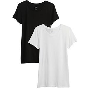 GAP Dam 2-pack rundhalsad favorit T-shirt T-shirt, True Black, XL GAP Dam 2-pack rundhalsad favorit T-shirt T-shirt, True Black, XL