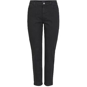 PIECES Kesia High Waisted ankellängd mammajeans, Svart denim, L PIECES Kesia High Waisted ankellängd mammajeans, Svart denim, L