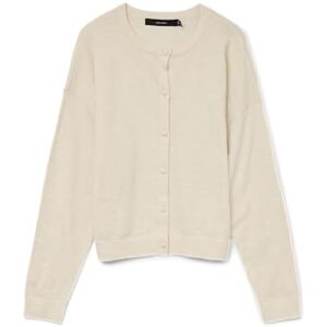 VERO MODA Vmmarina Ls O-hals cardigan Noos, Björk, M VERO MODA Vmmarina Ls O-hals cardigan Noos, Björk, M