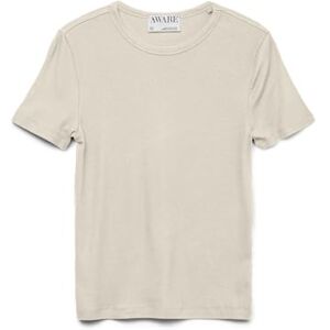 VERO MODA Awirwina Ss O-neck t-shirt Noos, Björk, XXL VERO MODA Awirwina Ss O-neck t-shirt Noos, Björk, XXL