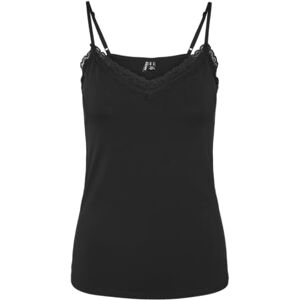 PIECES dam PCKATE LACE Singlet NOOS 17087739, Svart (Black), M PIECES dam PCKATE LACE Singlet NOOS 17087739, Svart (Black), M
