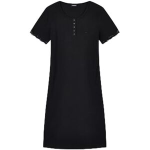 Giorgio Armani Dam TEXTURERAD RIB KORT KLÄNNINGSKJORTA SVART M Giorgio Armani Dam TEXTURERAD RIB KORT KLÄNNINGSKJORTA SVART M