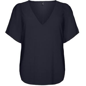 ONLY ONLALMA Life VIS S/S V-hals topp SOLID, natthimmel, XL ONLY ONLALMA Life VIS S/S V-hals topp SOLID, natthimmel, XL