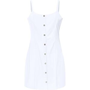 ONLY Onllowa Strap Button Dress Ptm, Ljus vit, M ONLY Onllowa Strap Button Dress Ptm, Ljus vit, M