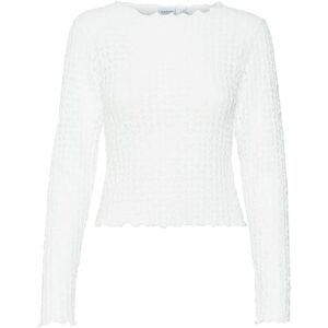 VERO MODA VMSHELBY LS O-hals kort topp VMA NOOS, Snövit, XL VERO MODA VMSHELBY LS O-hals kort topp VMA NOOS, Snövit, XL
