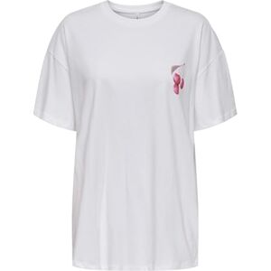 ONLY Onlvivvi Life S/S härlig toppbox JRS, Ljus vit, S ONLY Onlvivvi Life S/S härlig toppbox JRS, Ljus vit, S