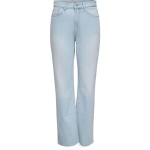 ONLY Onlriley Ex Hw Rw STR Dot843 DNM Noos, Ljusblå denim, 31W / 30L ONLY Onlriley Ex Hw Rw STR Dot843 DNM Noos, Ljusblå denim, 31W / 30L