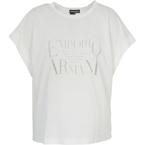 Giorgio Armani damtröja Devore rund hals t-shirt beige S, Vitt, S Giorgio Armani damtröja Devore rund hals t-shirt beige S, Vitt, S