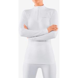 FALKE dam Baslager Ovandel Maximum Warm High Zip Neck W L/s Sh funktionellt garn snabbtorkande 1 del, Vit White 2860, S FALKE dam Baslager Ovandel Maximum Warm High Zip Neck W L/s Sh funktionellt garn snabbtorkande 1 del, Vit White 2860, S