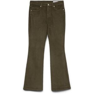 VERO MODA dam Vmflash Mr Corduroy byxor Noos flared fit jeans, Skogsnatt, 31W / 34L VERO MODA dam Vmflash Mr Corduroy byxor Noos flared fit jeans, Skogsnatt, 31W / 34L