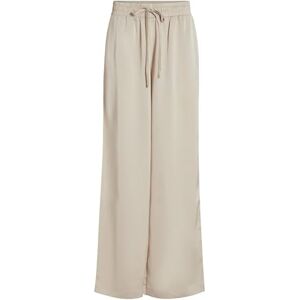 Vila dam Viellette Hw Wide Pants-Noos byxor, Cement, 40 Vila dam Viellette Hw Wide Pants-Noos byxor, Cement, 40