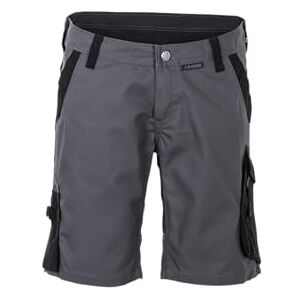 Planam 6461052 Norit dam shorts, skiffer/svart, storlek L Planam 6461052 Norit dam shorts, skiffer/svart, storlek L