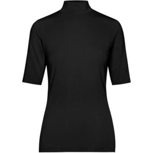 Trigema Dam-t-shirt med elastisk ståkrage, svart, XXL Trigema Dam-t-shirt med elastisk ståkrage, svart, XXL