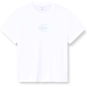 Calvin jeans dam SS klassisk passform t-shirt LV047C863G grafiska t-shirts, vit (lysande vit), XXL, Vit (lysande vit), XXL Calvin jeans dam SS klassisk passform t-shirt LV047C863G grafiska t-shirts, vit (lysande vit), XXL, Vit (lysande vit), XXL
