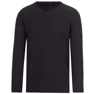 Trigema Fleece – tröja med rund hals, svart, S Trigema Fleece – tröja med rund hals, svart, S