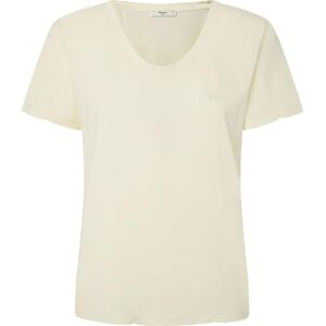 Pepe Jeans dam Fabiana, t-shirt, vit, XL, Vit (Mousse vit), XL Pepe Jeans dam Fabiana, t-shirt, vit, XL, Vit (Mousse vit), XL