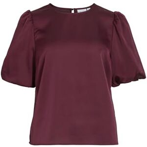 Vila Viellette 2/4 satinpufftopp – Noos, Fig, 34 Vila Viellette 2/4 satinpufftopp – Noos, Fig, 34