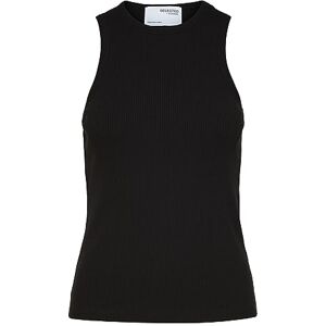 SELECTED FEMME Female linne ribbad, svart, M SELECTED FEMME Female linne ribbad, svart, M