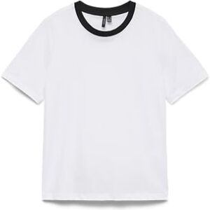 VERO MODA Vmpaulina Ss T-Shirt Ga JRS Noos, Ljus vit, S VERO MODA Vmpaulina Ss T-Shirt Ga JRS Noos, Ljus vit, S