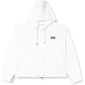 FILA Dam Burdur Cropped Huvtröja, Bright White, 4XL FILA Dam Burdur Cropped Huvtröja, Bright White, 4XL