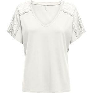 ONLY ONLMOSTER S/S V-hals spets topp JRS, Molndansare, L ONLY ONLMOSTER S/S V-hals spets topp JRS, Molndansare, L