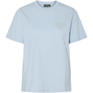PIECES Pctara Ss tryckt T-shirt JRS Bc, Kashmirblå, M PIECES Pctara Ss tryckt T-shirt JRS Bc, Kashmirblå, M