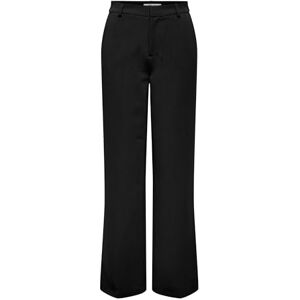 ONLY Onlhattie-Lana Hw W Mel Pant Tlr, svart, 40W x 32L ONLY Onlhattie-Lana Hw W Mel Pant Tlr, svart, 40W x 32L