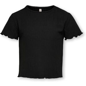 ONLY Konnella S/S O-hals topp Noos JRS t-shirt, svart, 122/128 cm ONLY Konnella S/S O-hals topp Noos JRS t-shirt, svart, 122/128 cm