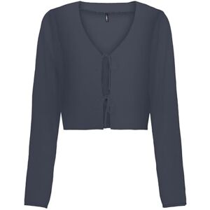 ONLY Onlnova Life Vis L/S Hailey Slips topp, Amber blå, XS ONLY Onlnova Life Vis L/S Hailey Slips topp, Amber blå, XS