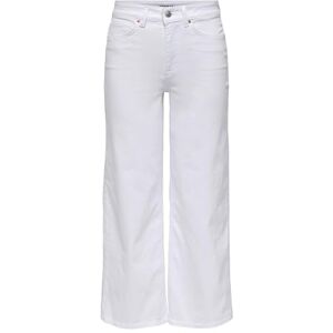 ONLY Damer Onlmadison blush Hw crop Wide Cro22 Noos, Vit denim, M / 32L ONLY Damer Onlmadison blush Hw crop Wide Cro22 Noos, Vit denim, M / 32L