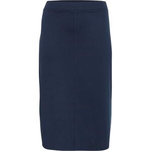 Kaffe Curve Plus-storlek damtröja kjol hgih-waisted knut längd normal passform dam, Midnight Marine, S stor Kaffe Curve Plus-storlek damtröja kjol hgih-waisted knut längd normal passform dam, Midnight Marine, S stor