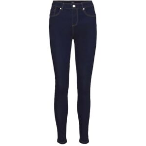 VERO MODA dam Jeans Vmalia Mr S Shape J Vi3342 Ga Noos, Dark Blue Denim/Detail:rinse, XS / 32L VERO MODA dam Jeans Vmalia Mr S Shape J Vi3342 Ga Noos, Dark Blue Denim/Detail:rinse, XS / 32L